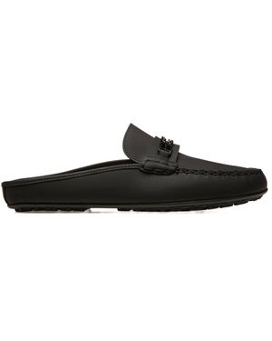 Bally Vincel Leather Driving Shoes, Brand Size 11 Us - Black