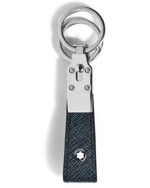 Montblanc Sartorial Leather Loop Key Fob - Metallic