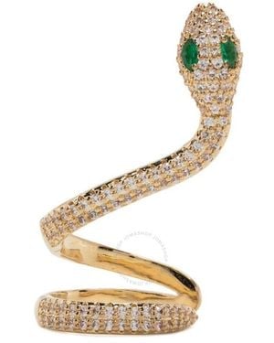 Apm Monaco Single Serpent Kaa Ear Cuff - Metallic