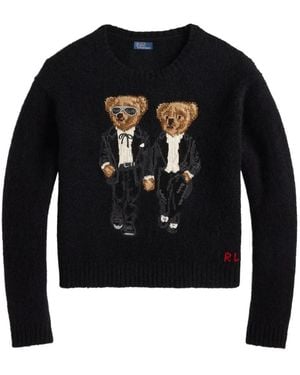 Polo Ralph Lauren Polo Bear Wool Blend Jumper - Black