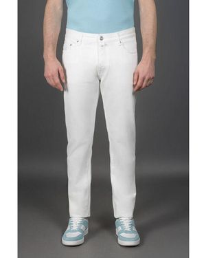 Moorer Slim Fit Pants - Black