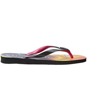 Havaianas Top Marvel Flip Flops, Brand Size 39/40 Us - Red