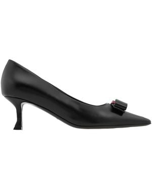 Ferragamo Vara Bow Pumps - Black