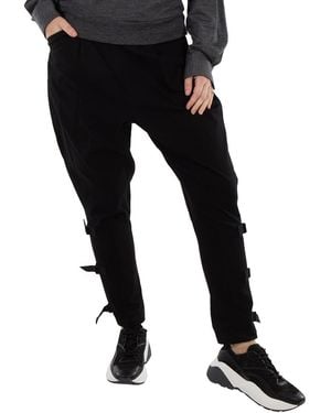 Y's Yohji Yamamoto Ladies Jodhpurs Twill Trousers, Brand Size 2 - Black