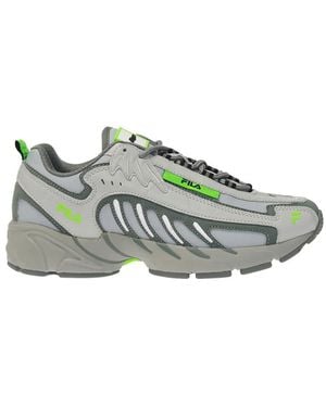 MSGM Ladies X Fila Trainers - Green
