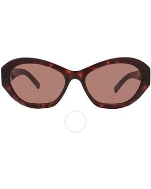 Givenchy Brown Cat Eye Sunglasses Gv40001u 52e 57