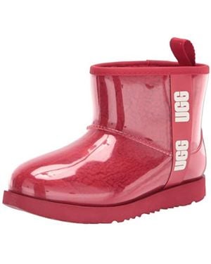 UGG Classic Clear Mini Ii Kids' Boots, Size Big Kid - Red