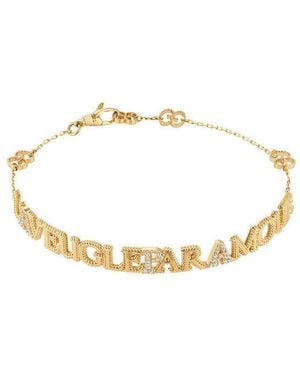 Gucci Laveugle Par Amour Bracelet - Metallic