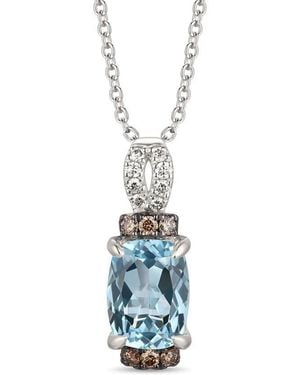 Le Vian Ladies Inspiration Pendant Necklace Set - Blue