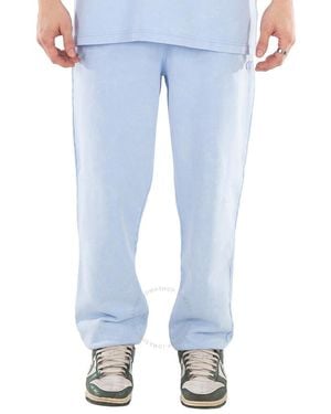 Lacoste Embroidered Crocodile Cotton Joggers - Blue