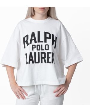 Polo Ralph Lauren Logo Cotton Jersey T-Shirt - Grey