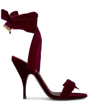 Bally Anitta 105 Bow-Detail Sandals, Brand Size 40 Us - Red