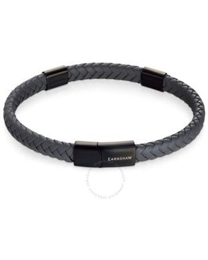 Thomas Earnshaw Heritage Beaufort Leather Bracelet - Blue