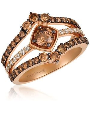 Le Vian Ladies Nudepalette Rings Set - Brown