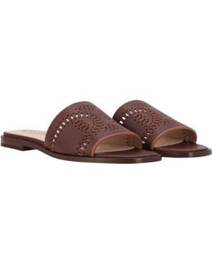 Tod's Mahogany Sandal - Brown