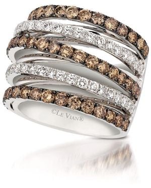 Le Vian Ladies Euphoria Chocolate Rings Set - Metallic