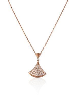 BVLGARI Divas Dream Rose Necklace - Metallic