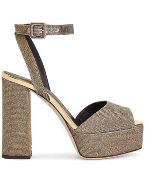 Giuseppe Zanotti New Betty Platform S - Metallic