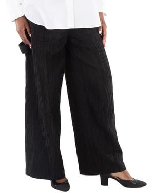 Stella McCartney Net Sustain Organic Cotton-Blend Jacquard Pants, Brand Size 42 (Us - Black