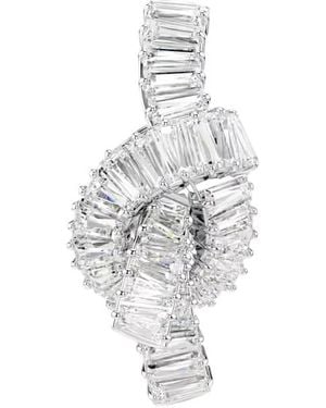 Swarovski Matrix Baguette Cut Tack Pin - Metallic
