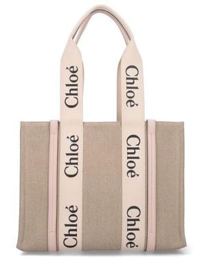 Chloé Chlo Bags Linen - Natural