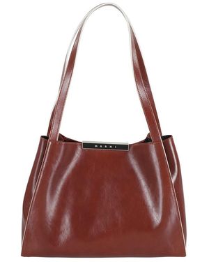Marni Tote Ew Small - Red