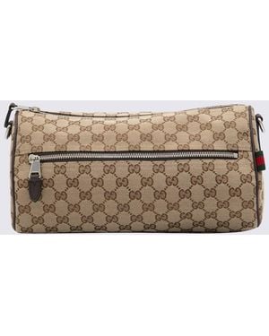 Gucci Leather Crossbody Bag - Natural