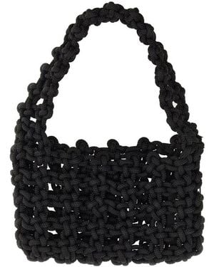 Kara Knot Shoulder Bag - Black