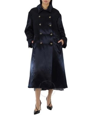 KHAITE Ladies Dark Luma Coat - Blue
