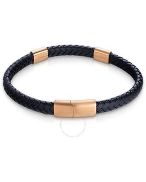 Thomas Earnshaw Heritage Beaufort Leather Bracelet - Blue