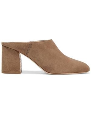 Tod's Tod's 80Mm Suede Mules - Brown