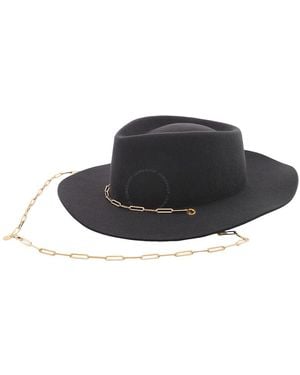 Van Palma Ladies Charcoal Ulysse Hat - Black