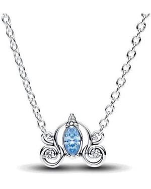 PANDORA Disney Cinderella's Carriage Collier Necklace - Blue
