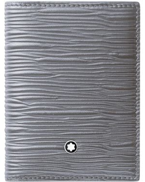 Montblanc Meisterstuck 4810 Leather Card Holder - Grey