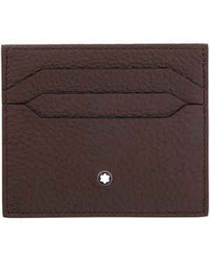Montblanc Grain Card Holder 6Cc - Brown