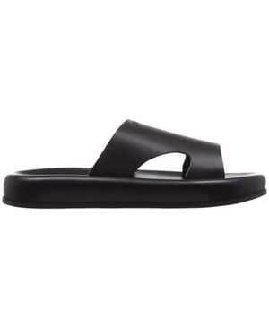Ferragamo Dolce Open-Toe Sandals - Black