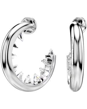 Swarovski Sublima Spike Hoop Earrings - Metallic