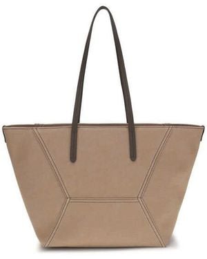 Brunello Cucinelli Cotton Canvas Shoulder Bag - Brown