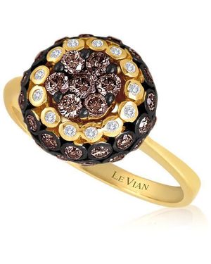 Le Vian Ladies Chocolate Diamond Rings Set - Metallic