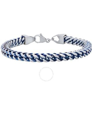 Robert Alton Stainless Steel And Franco Chain - Blue