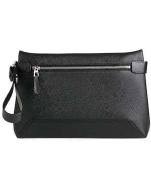 dunhill 1893 Harness Zipped Leather Pouch - Black