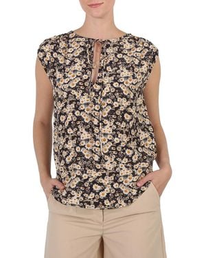 Stella McCartney Printed Silk Top, Brand Size 36 (Us - Multicolour