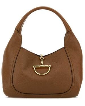 Gucci Caramel Leather Shoulder Bag Sundial Borse A Mano - Brown