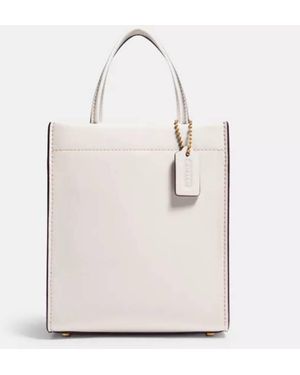 COACH Mini Cashin Tote - Natural
