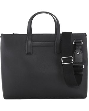 dunhill 1893 Harness Leather Slim Document Case - Black