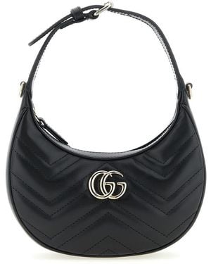 Gucci Gg Marmont Small Shoulder Bag - Black