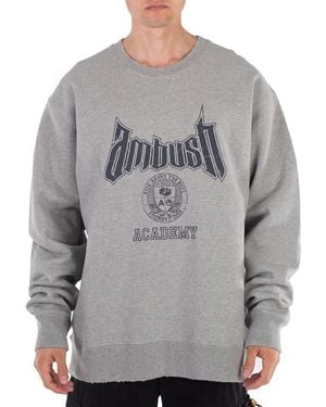Ambush Academy Crewneck Sweatshirt - Grey