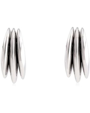 Burberry Triple Thorn Sculptural Earrings - Blue