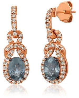 Le Vian Soothing Grey Spinel Earrings Set - Metallic