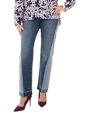 Stella McCartney Spliced Mid-Rise 5-Pocket Jeans, Waist - Blue